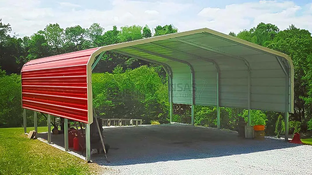 18x20x6 2 Car Carport