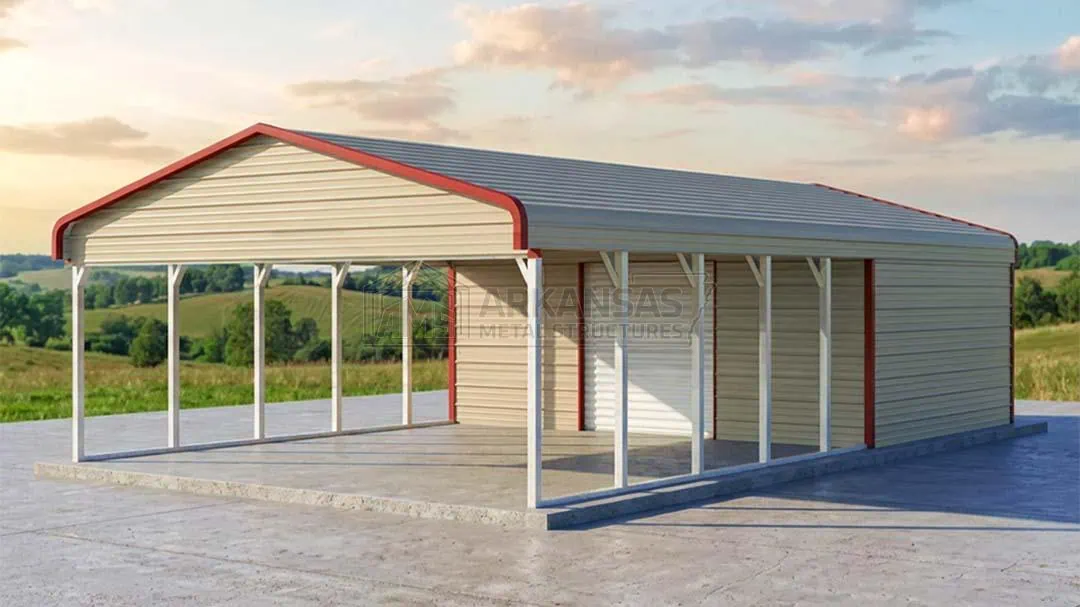 18x30x6 Combo Carport