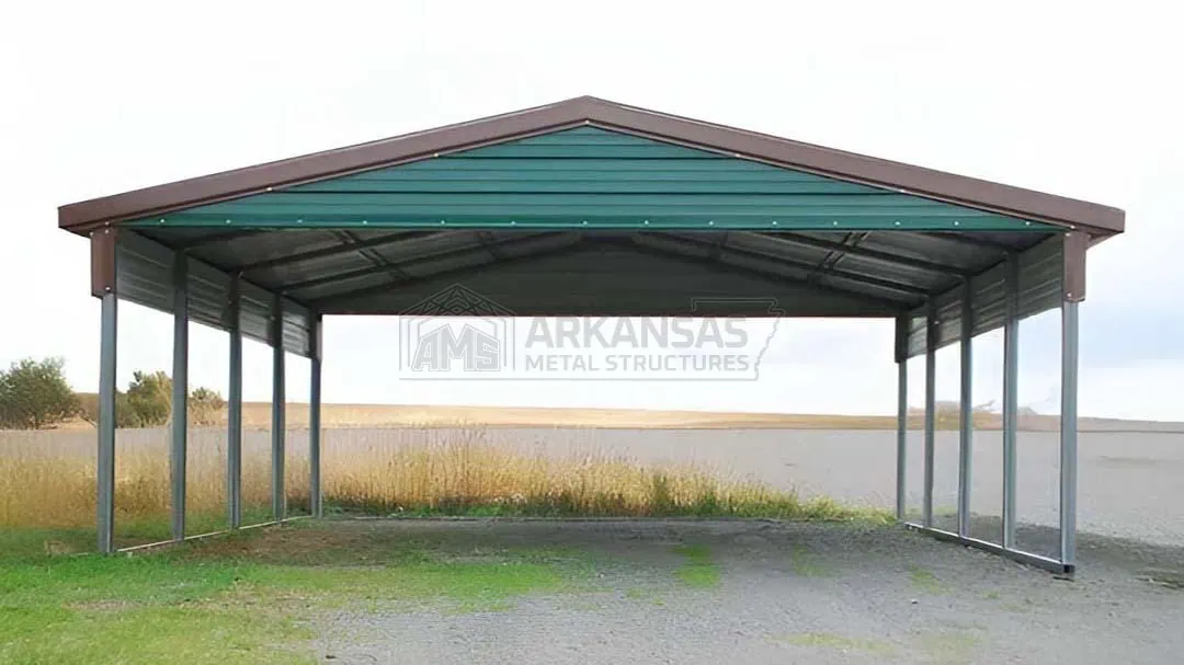 20x20x7 2 Car Carport