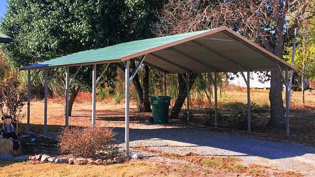 20x20x8 Steel Carport